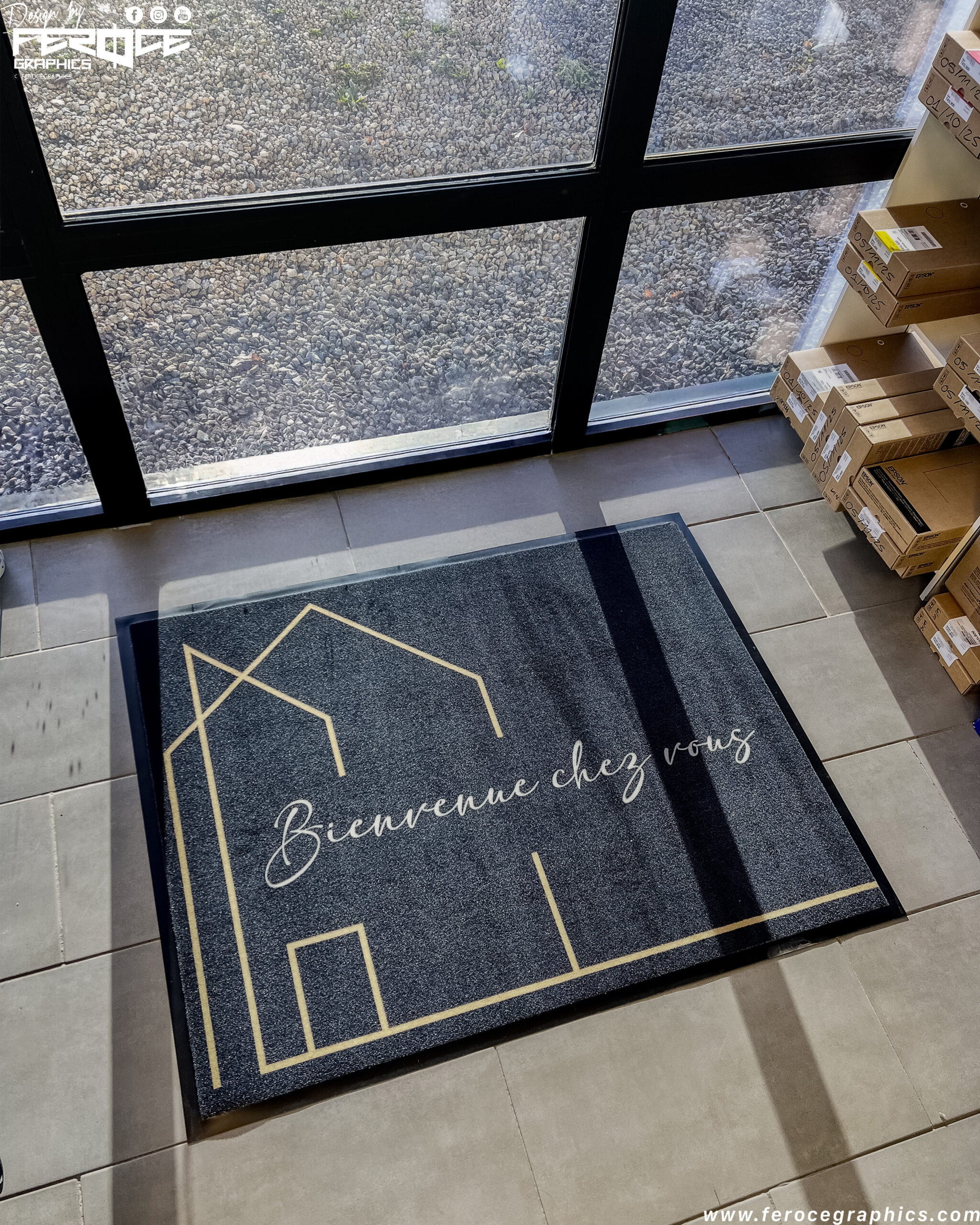 tapis environnemental personnalisé
