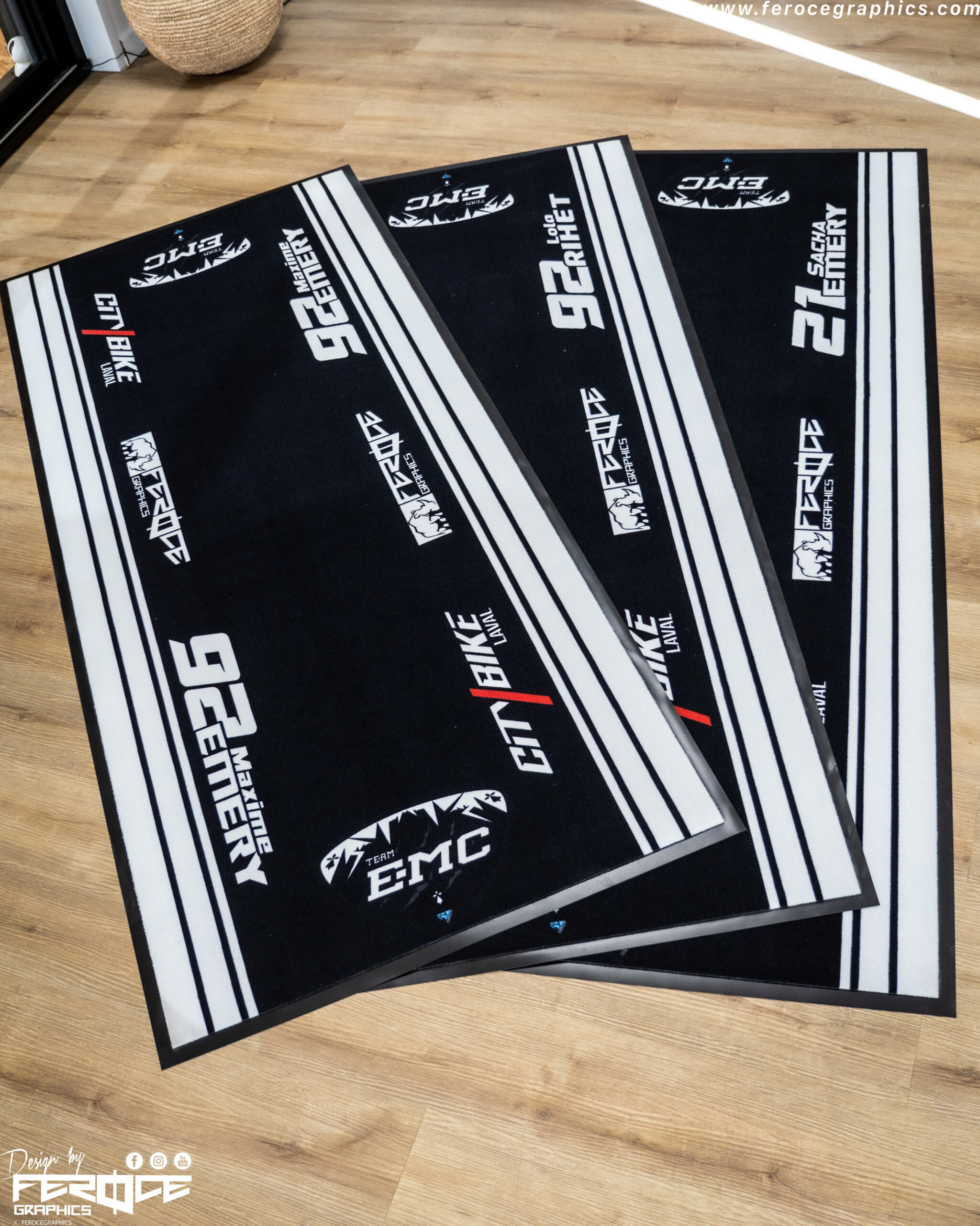 tapis environnemental personnalisé