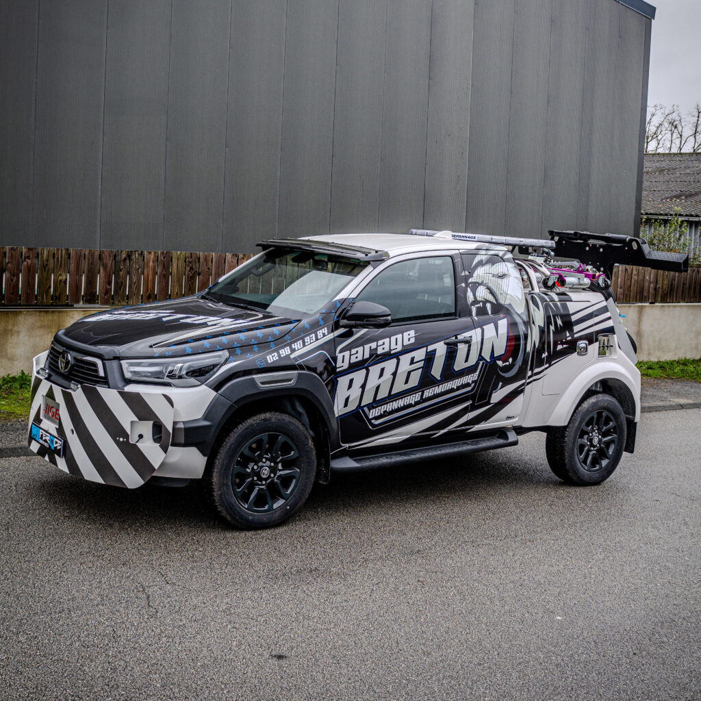 covering sur mesure dépanneuse 4 x 4