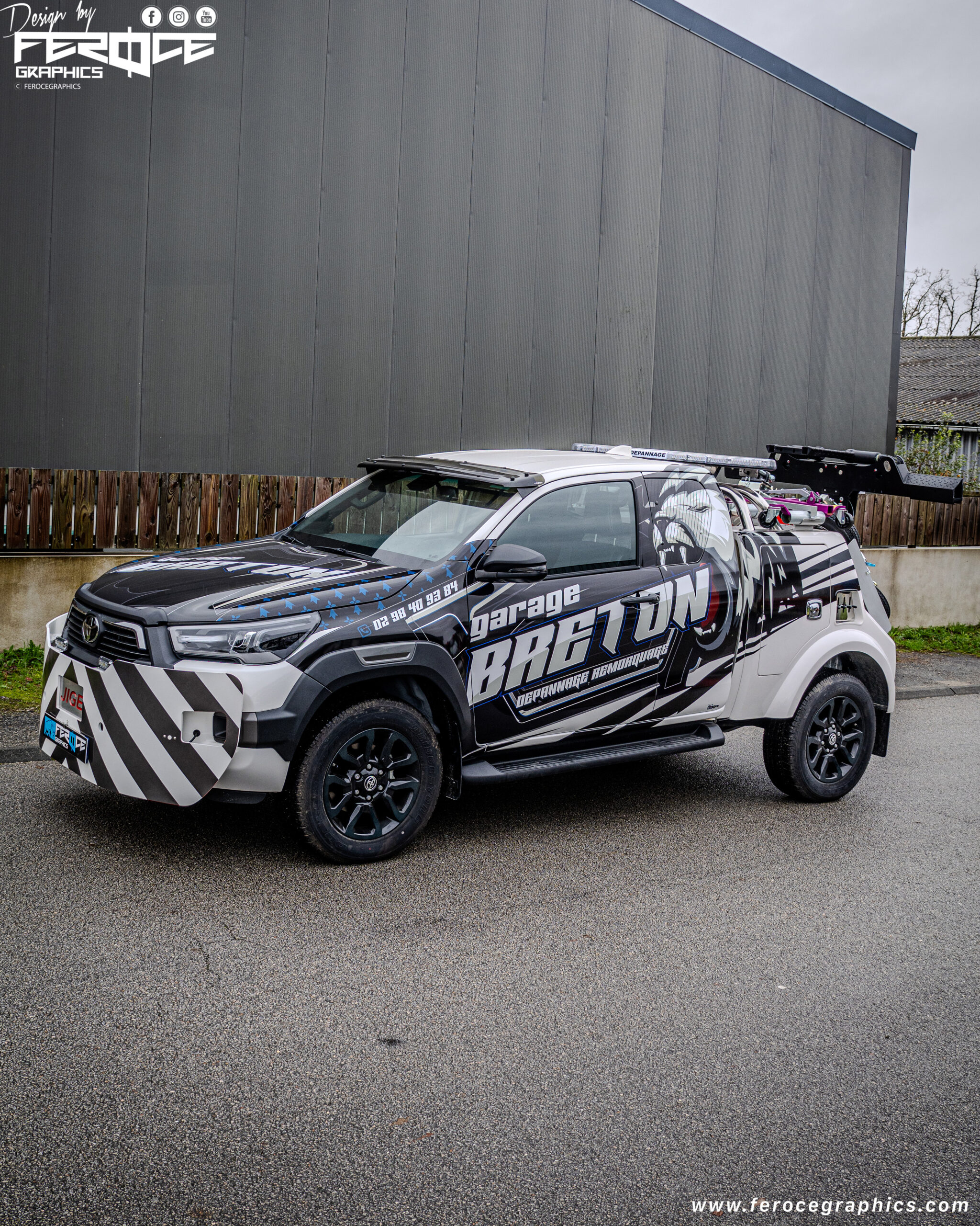 covering sur mesure dépanneuse 4 x 4