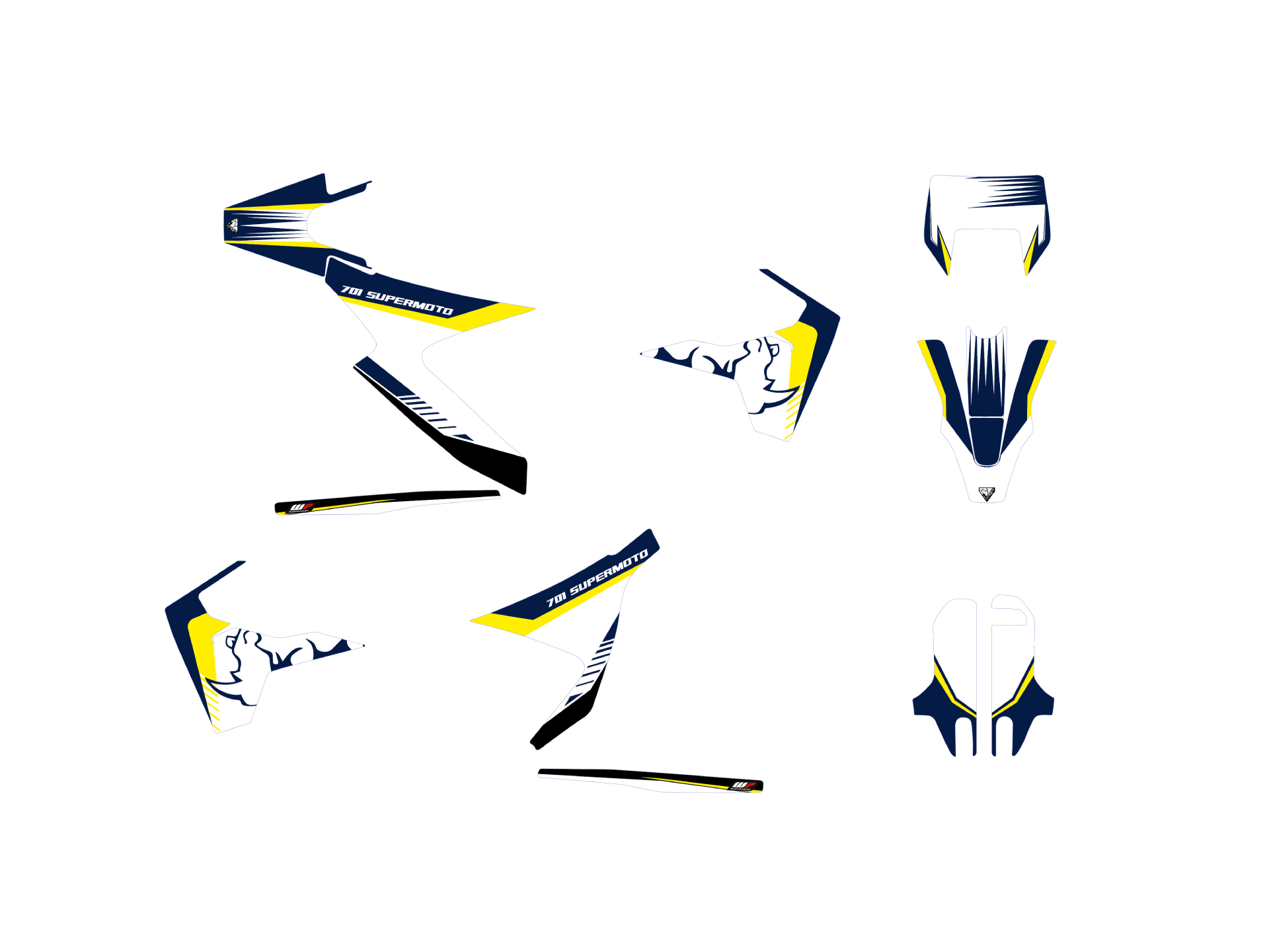 kit deco husqvarna 701 sm origine style