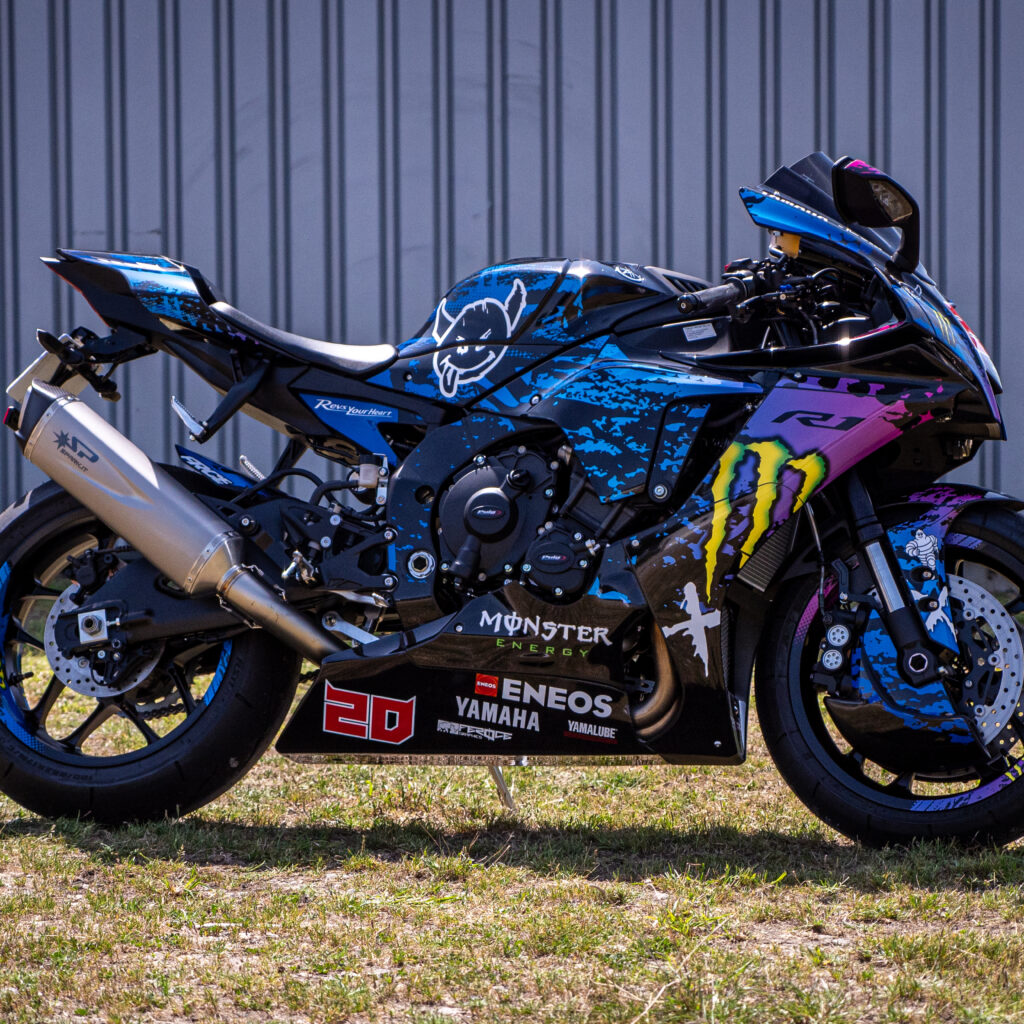 kit déco jantes yamaha r1 replica quartararo