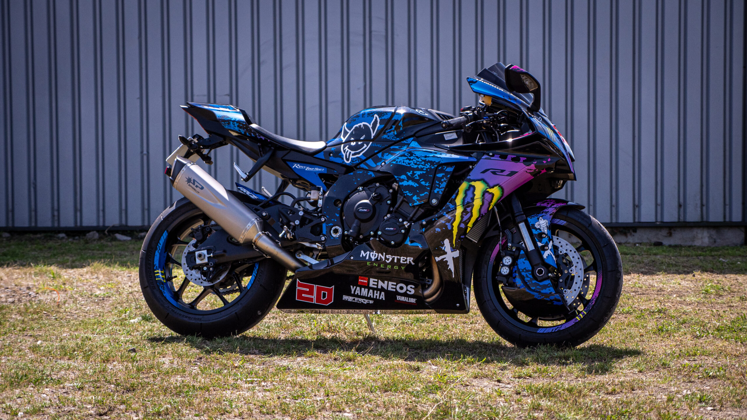 kit déco jantes yamaha r1 replica quartararo
