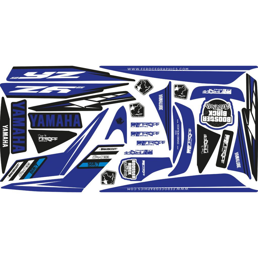 kit déco booster replica yz bbag – mbk booster spirit / yamaha bw's