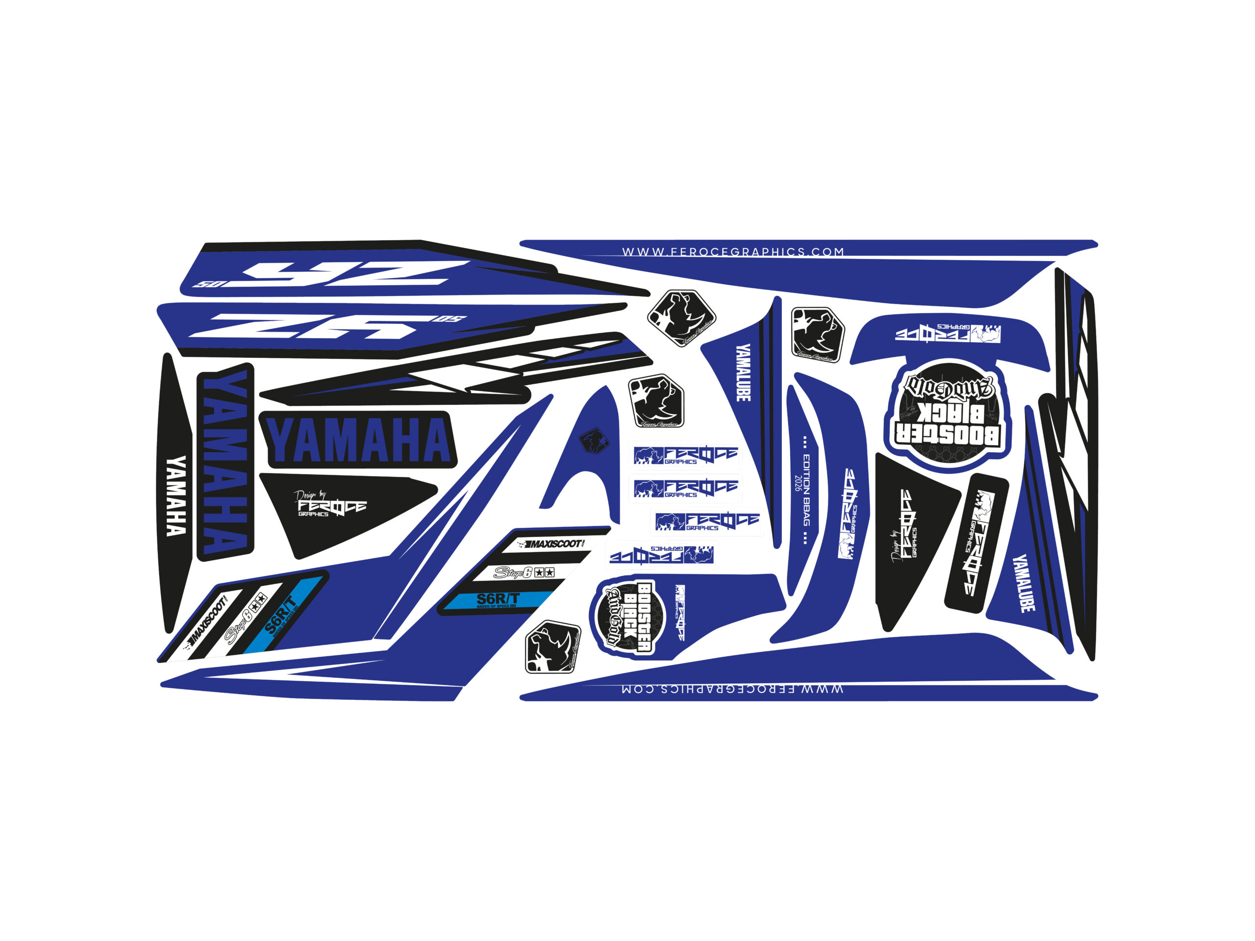kit déco booster replica yz bbag – mbk booster spirit / yamaha bw's