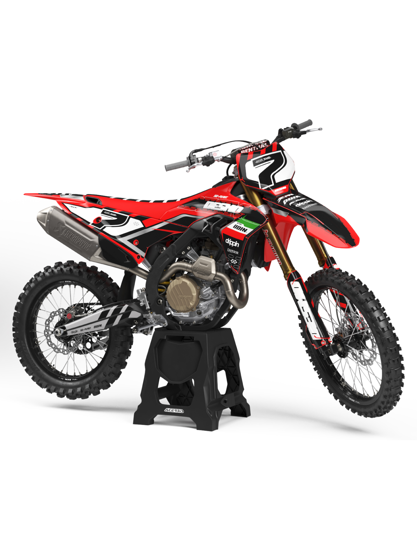 kit deco ducati 450 desmo electric 2025 +