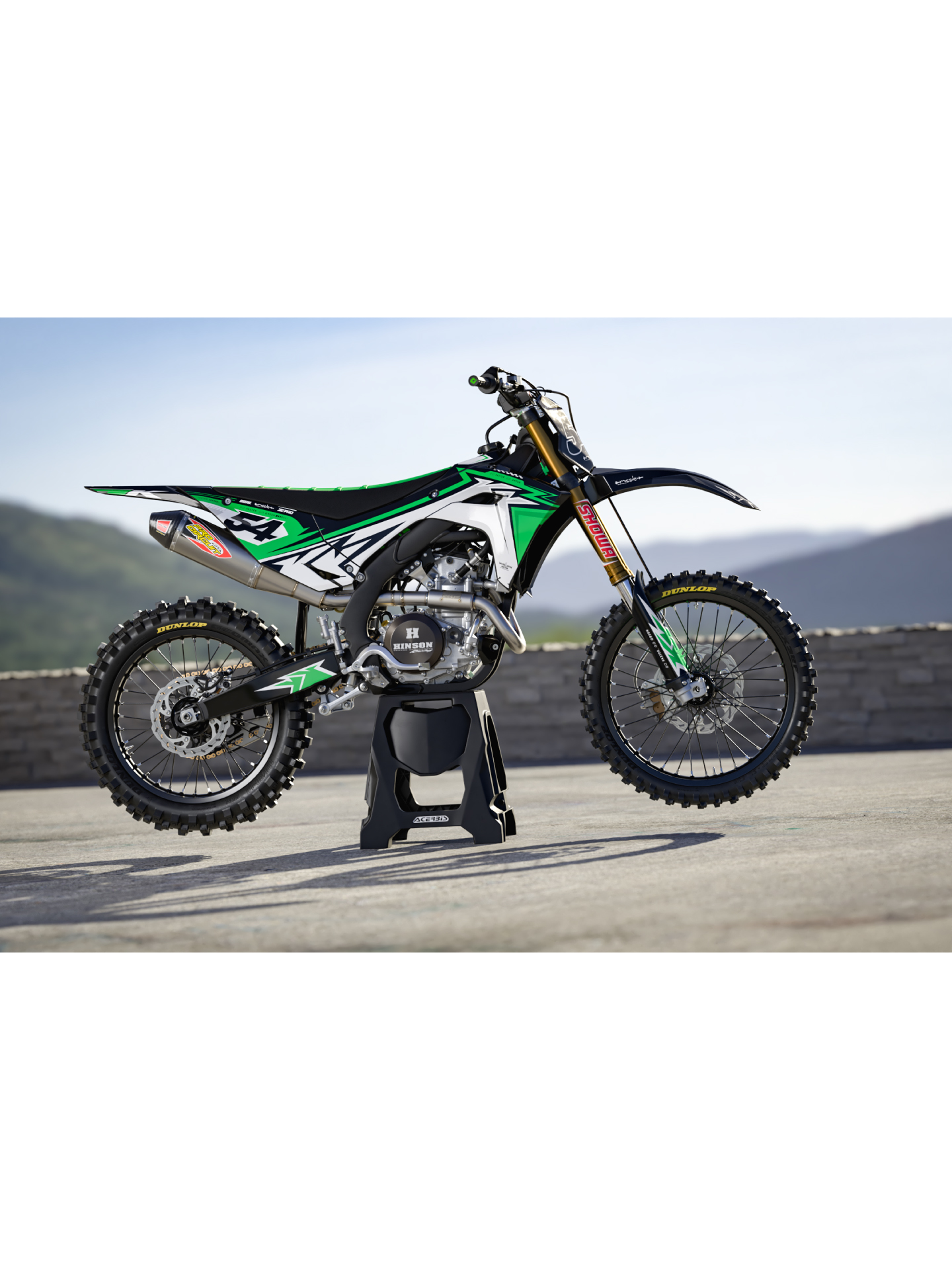 kit deco kawasaki green 2024+