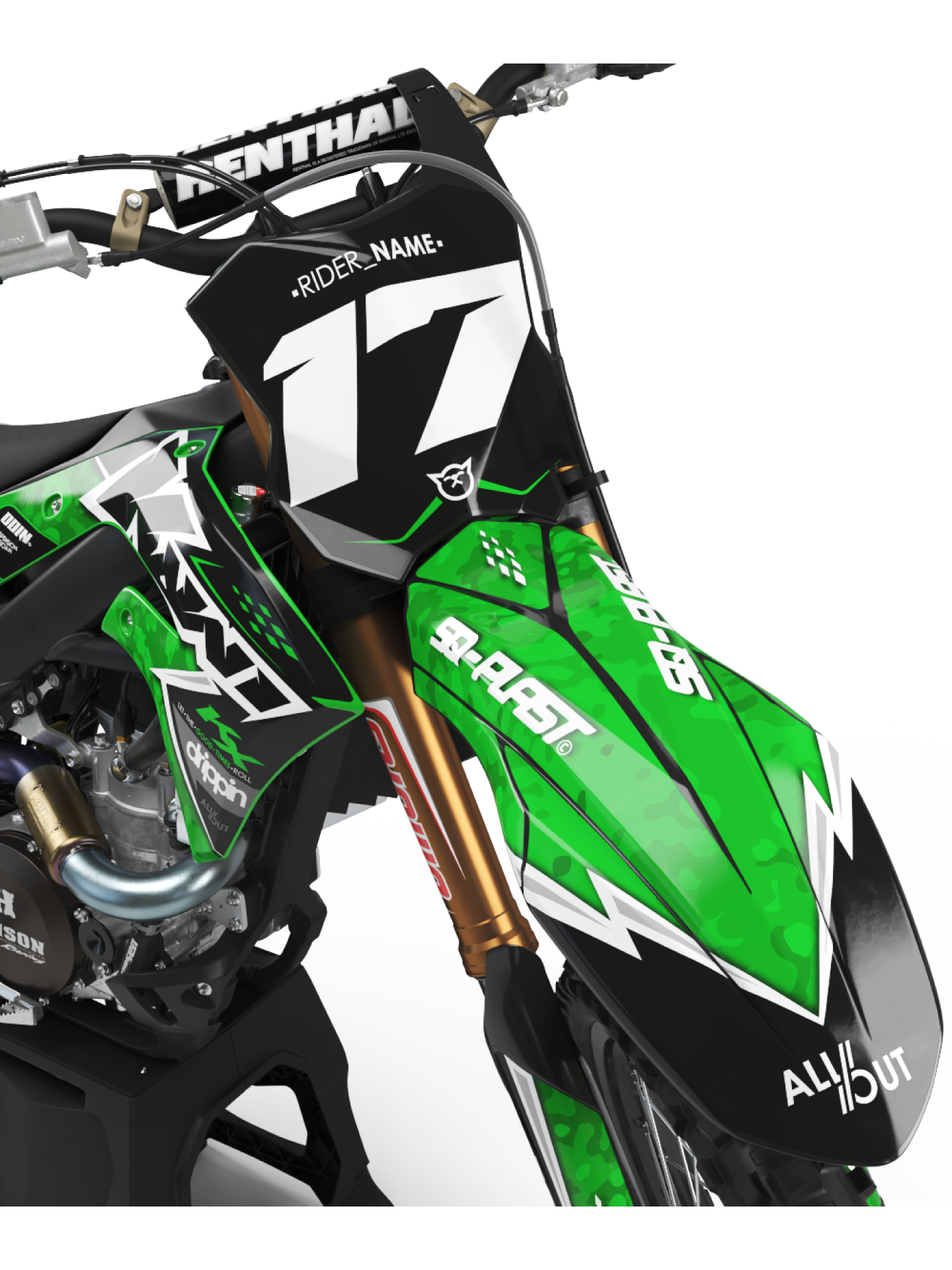 kit deco kawasaki warfare 2017 2023