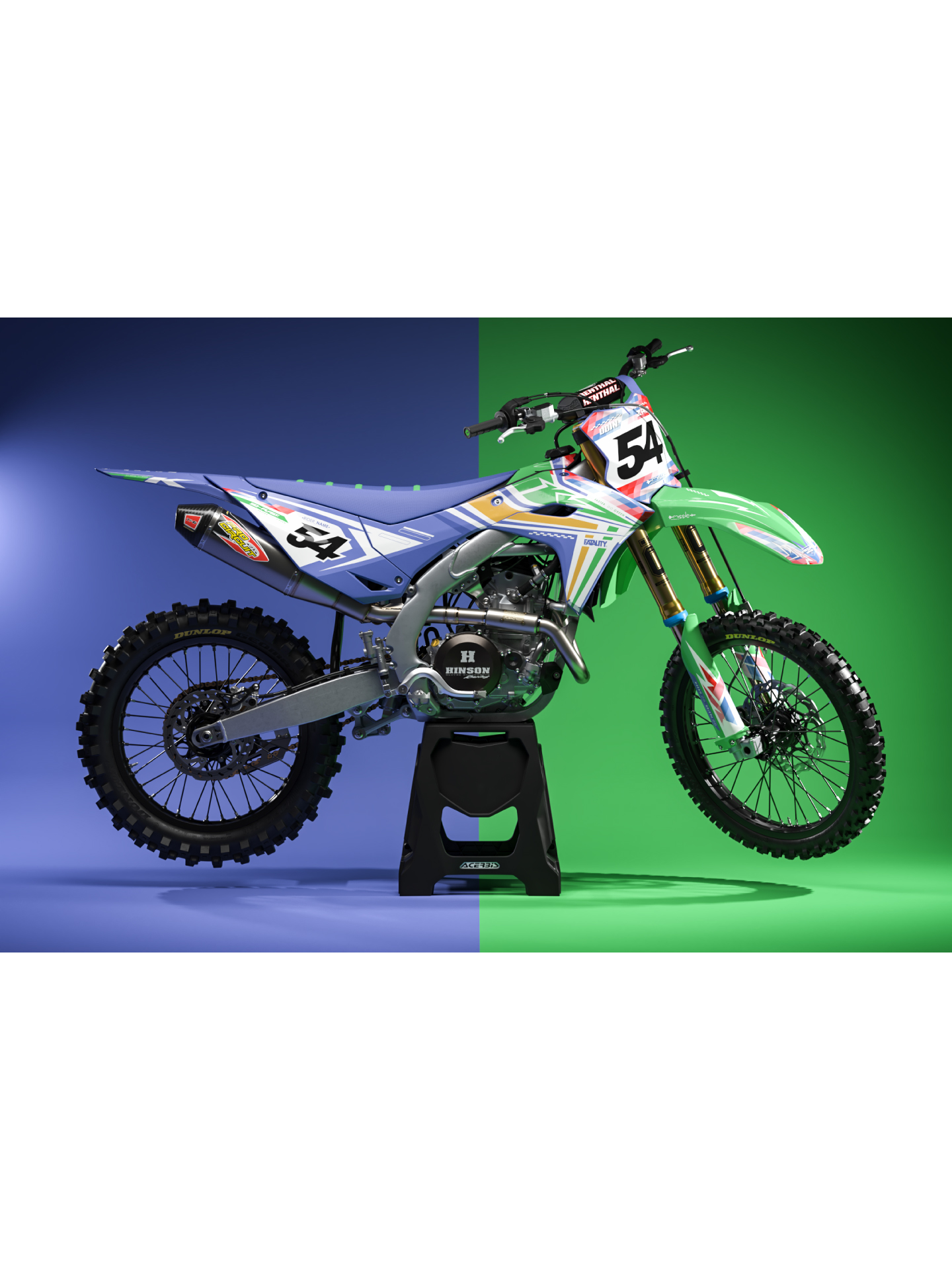 kit deco kawasaki pastel 2024+