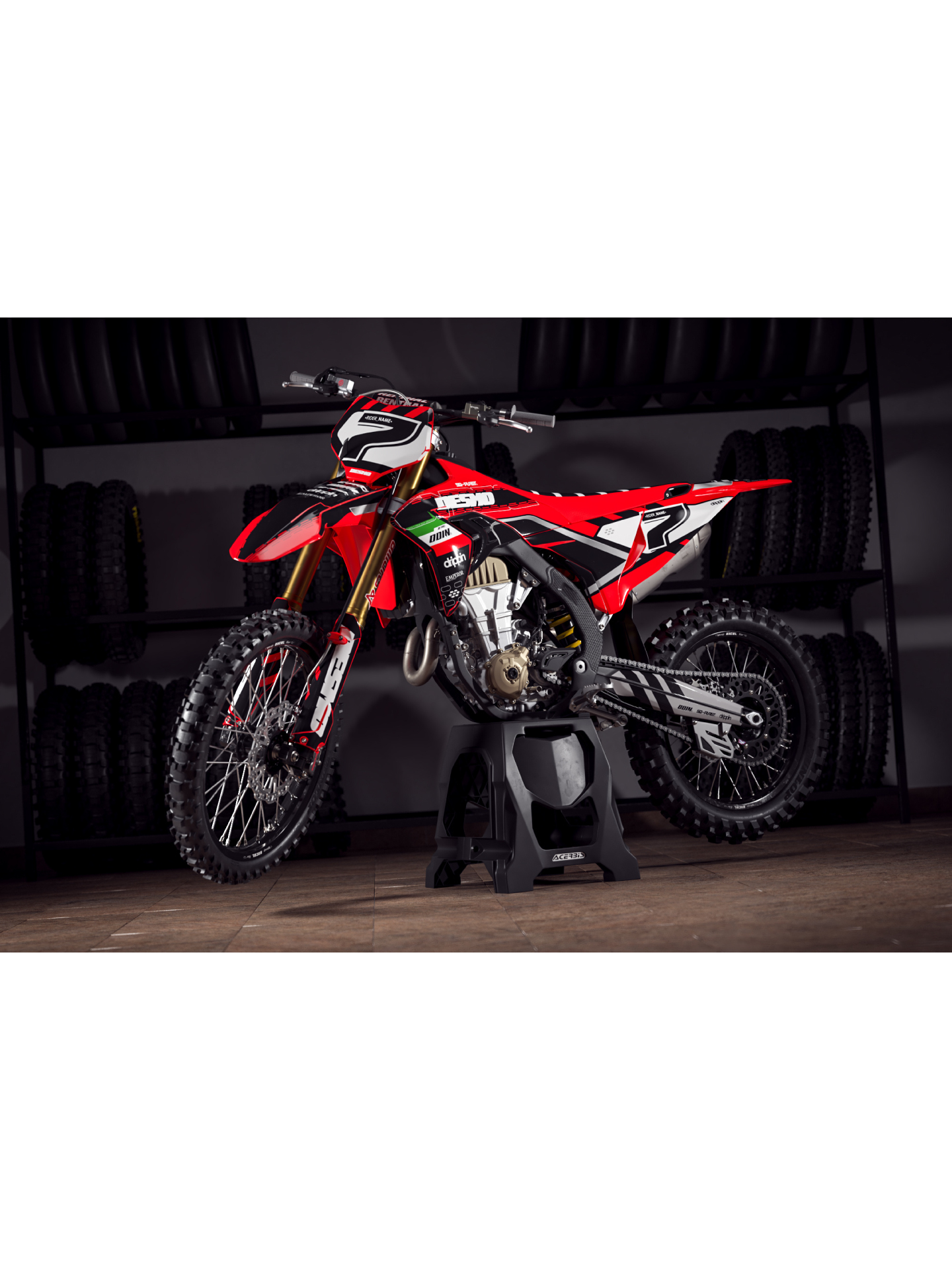 kit deco ducati 450 desmo electric 2025 +