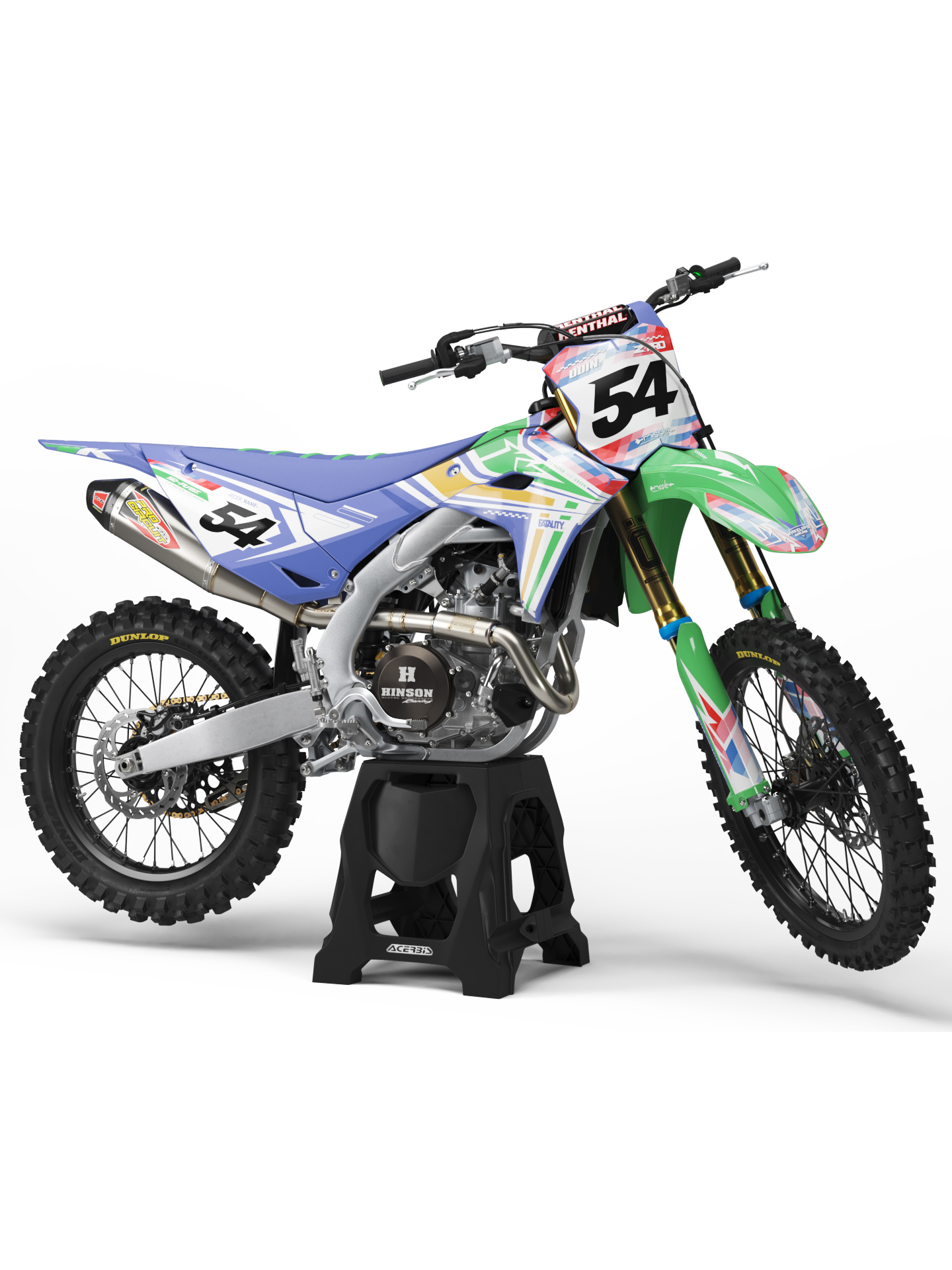 kit deco kawasaki pastel 2024+