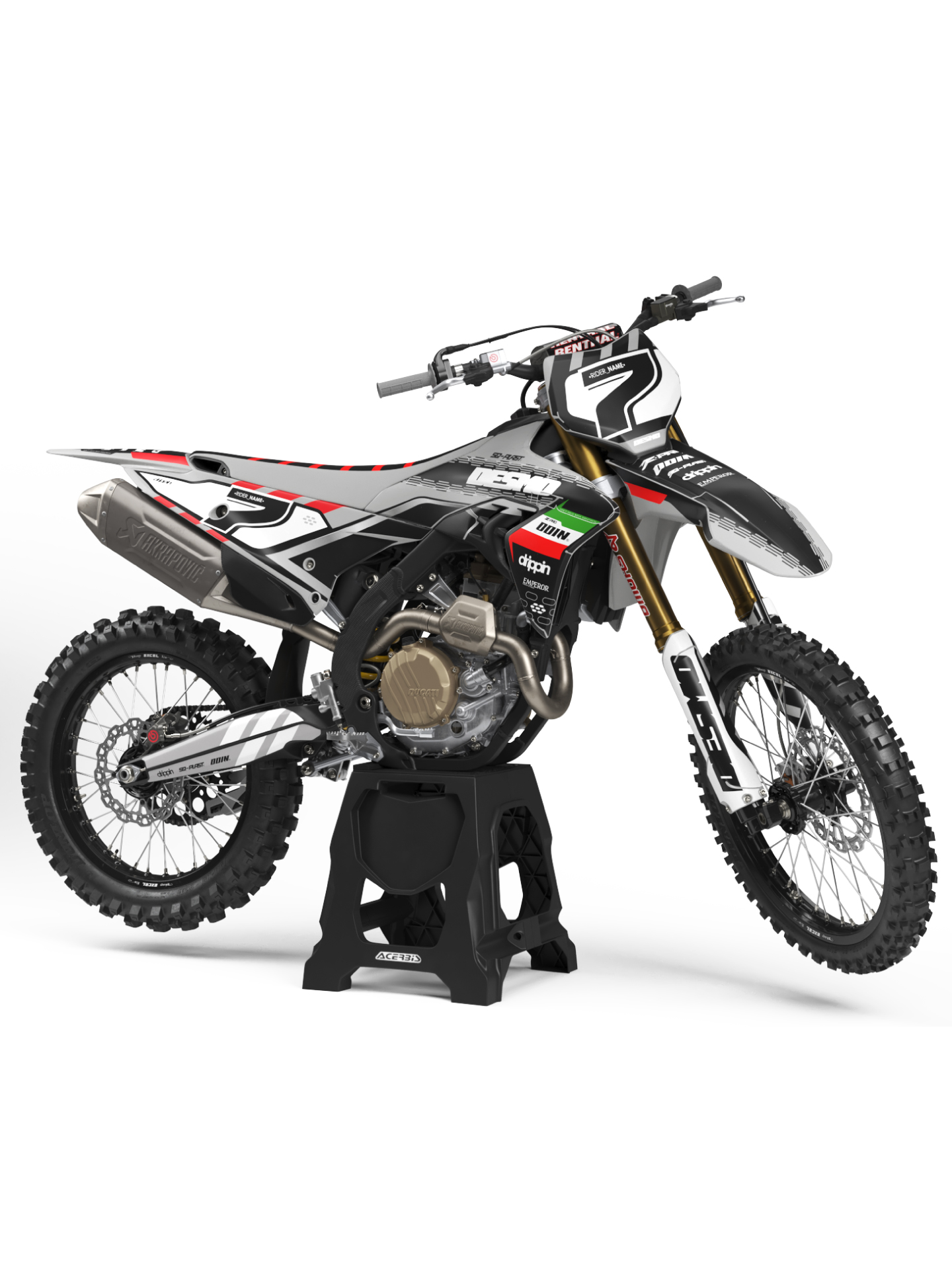 kit deco ducati 450 desmo electric 2025 +