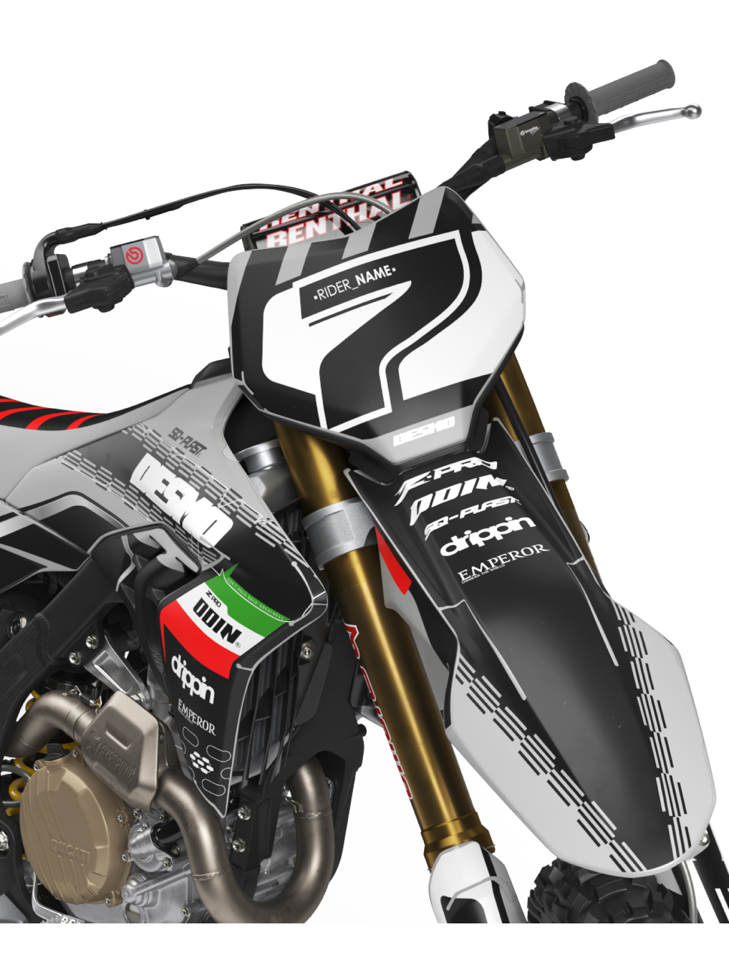 kit deco ducati 450 desmo electric 2025 +