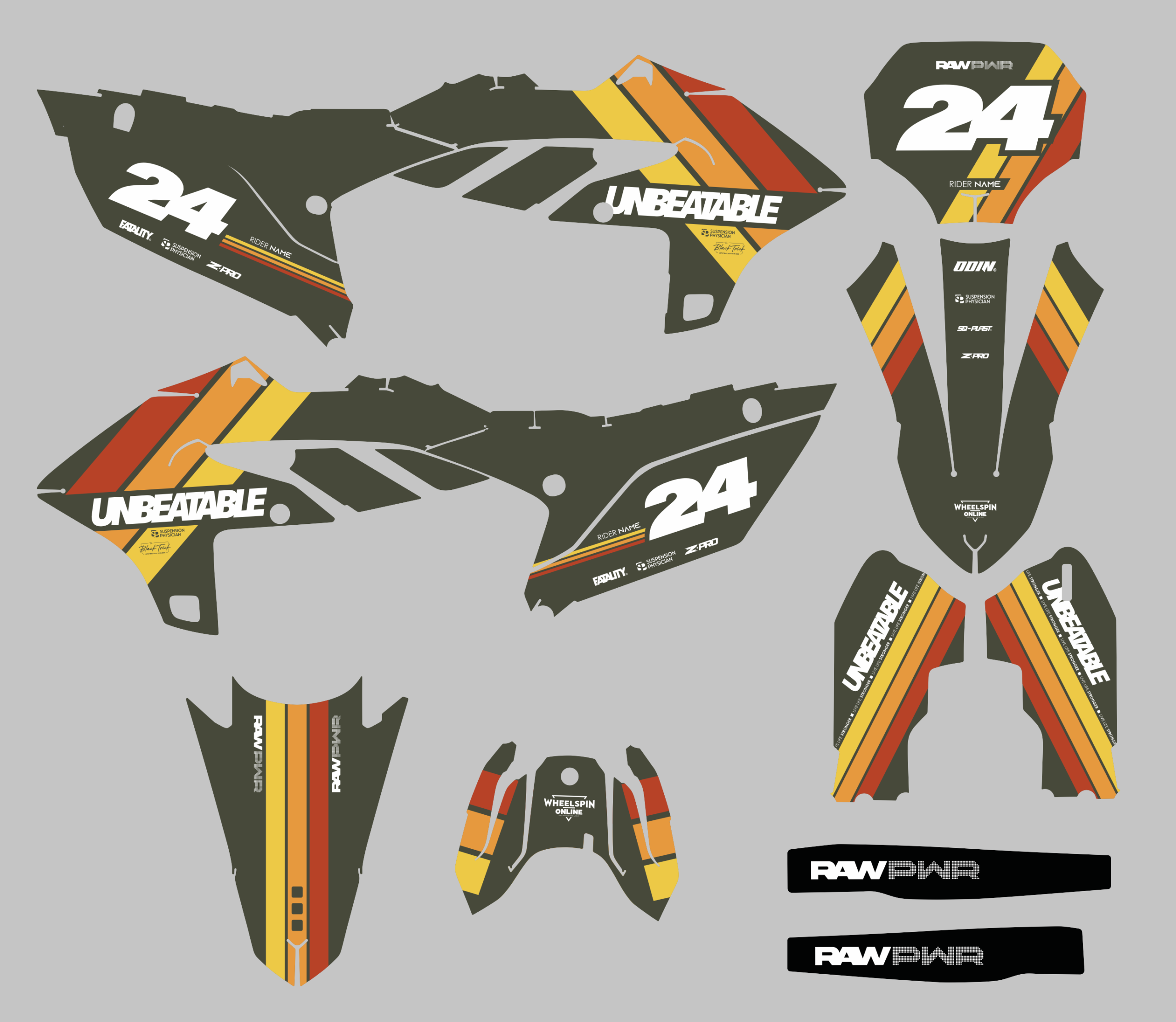 kit deco yamaha yzf trd 2023 2025
