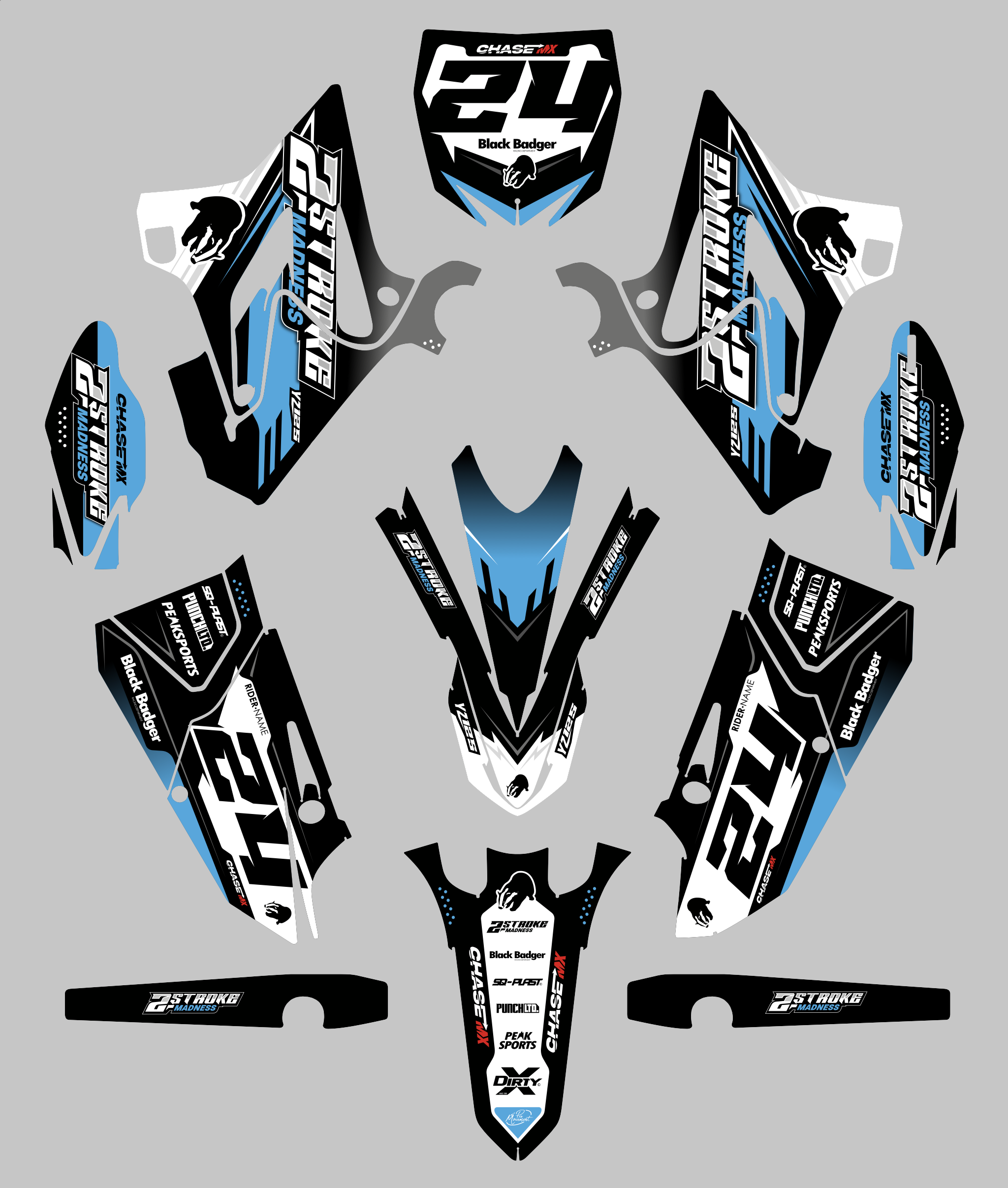 kit deco yamaha yzf vendetta 2018 2021 (copie)