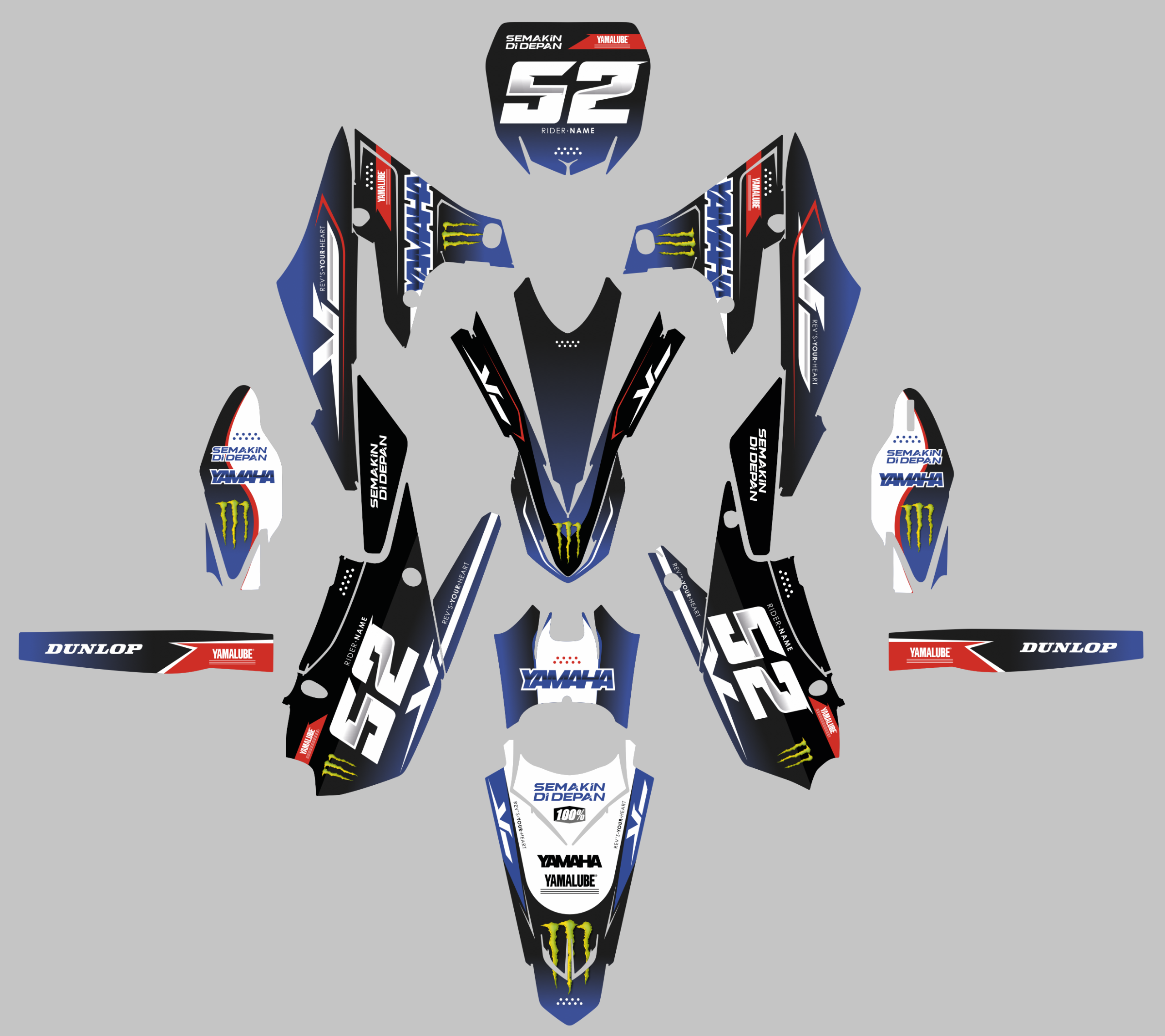 kit deco yamaha yzf vendetta 2018 2021 (copie)