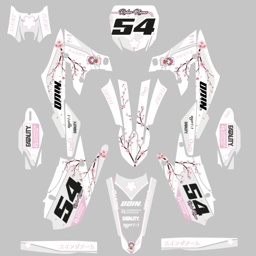 kit deco yamaha yzf sakura 2018 2022