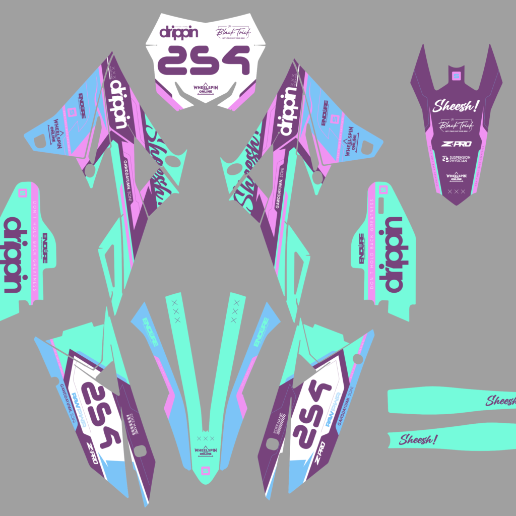 kit deco suzuki rmz drippin 2018 2023