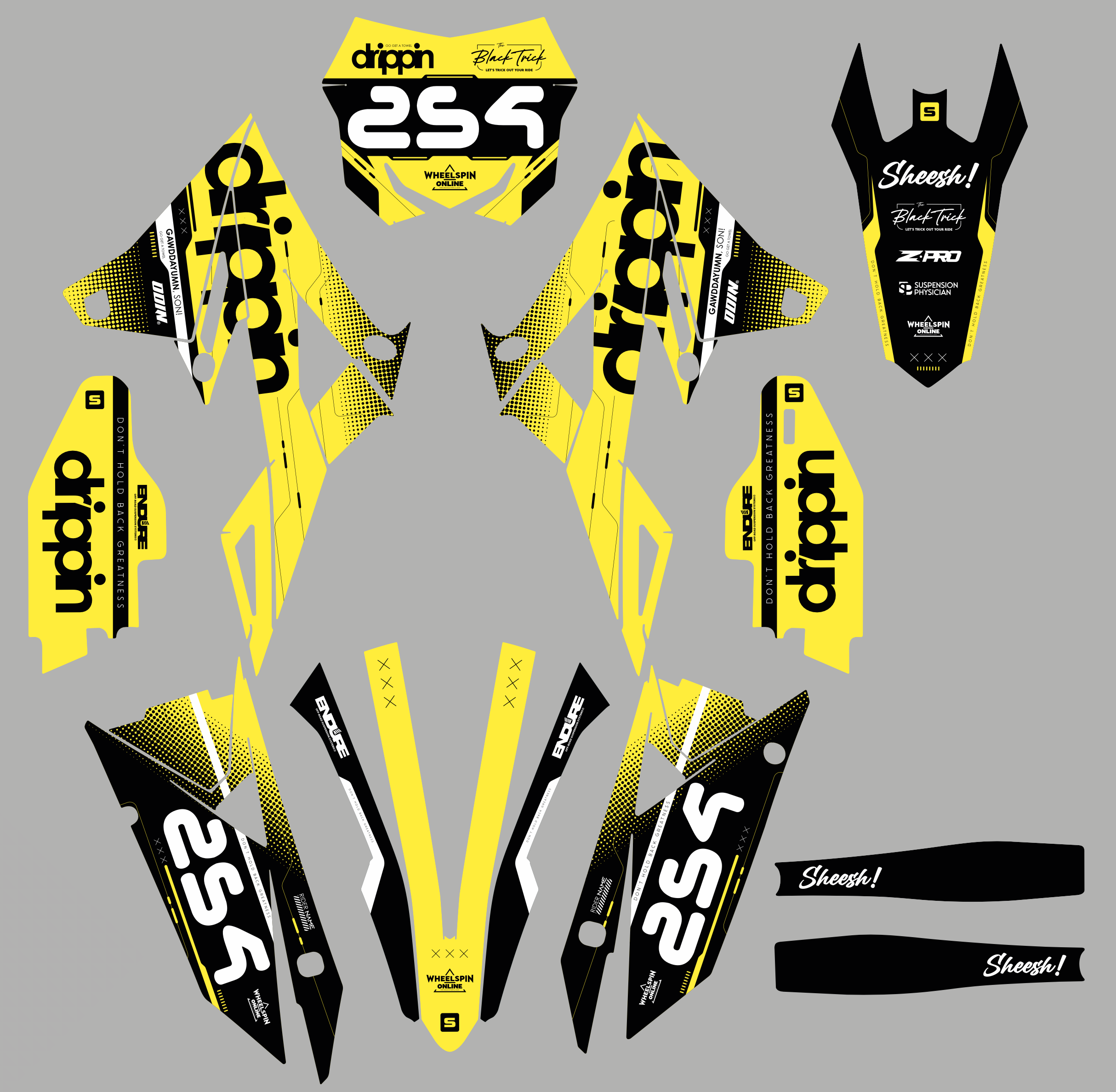 kit deco suzuki rmz drippin 2018 2023 (copie)