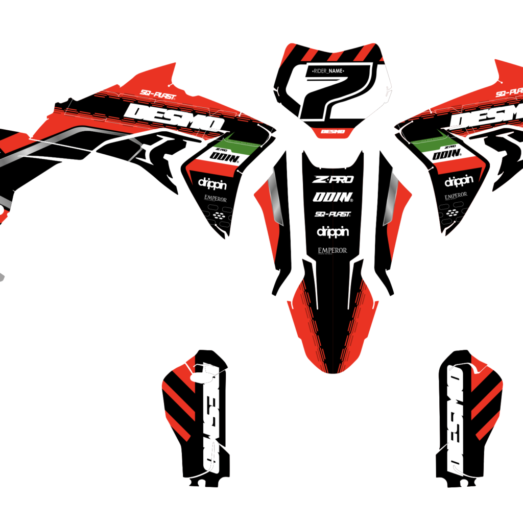 kit deco ducati 450 desmo electric 2025 +