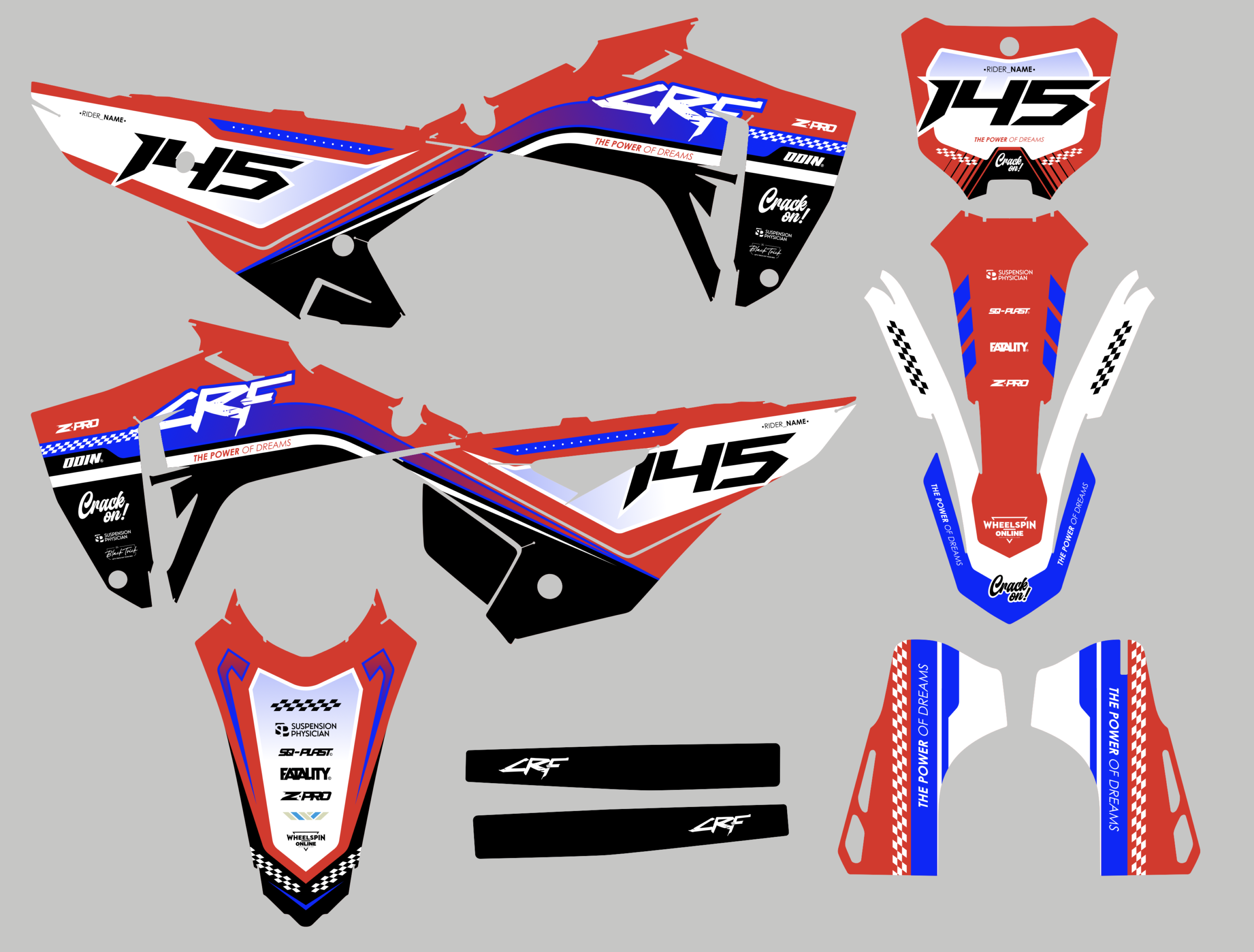 kit deco honda endgame 2025 +