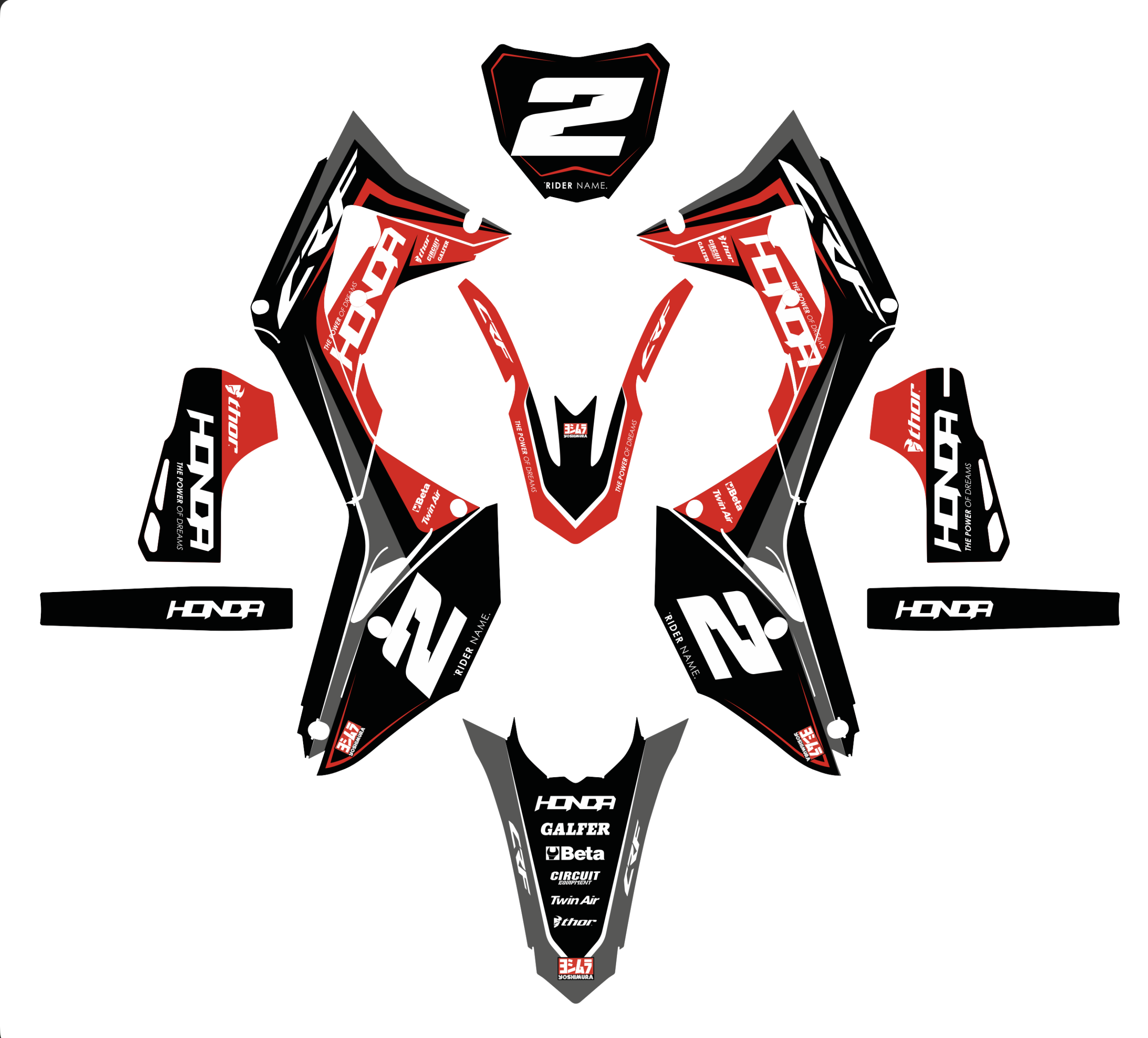 kit deco honda lightning 2017 2020