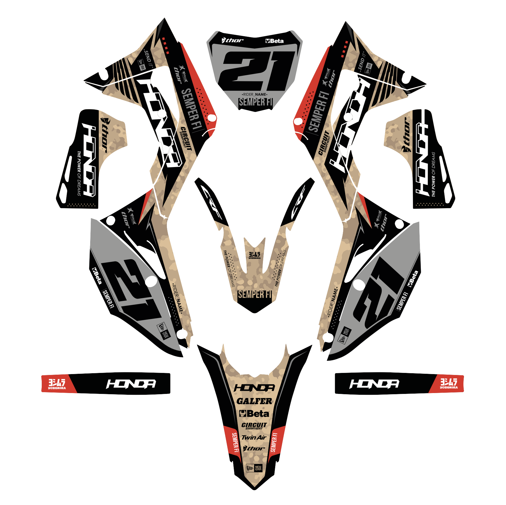 kit deco honda semper fi 2017 2020