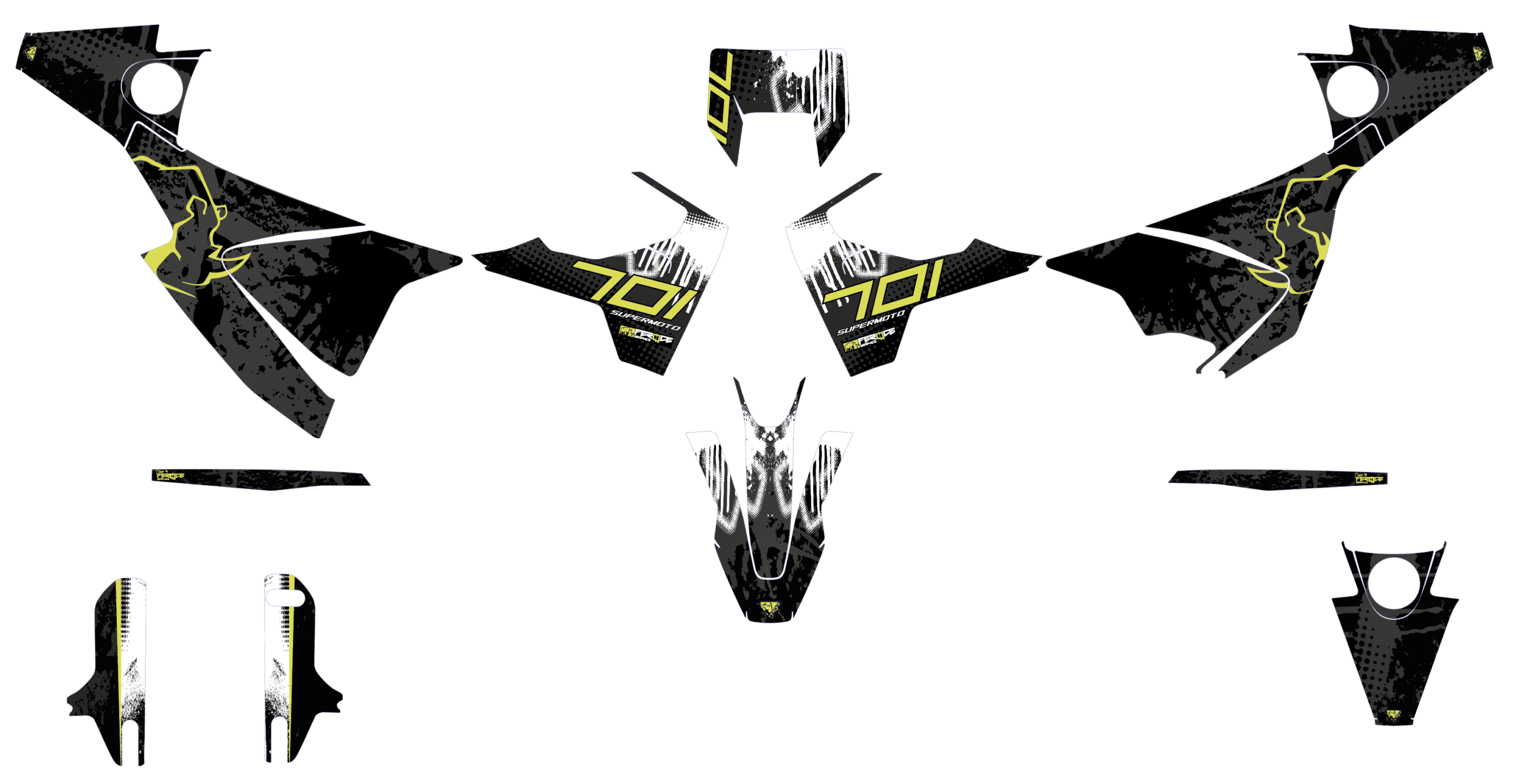 kit deco husqvarna 701 sm dark 2016 2025
