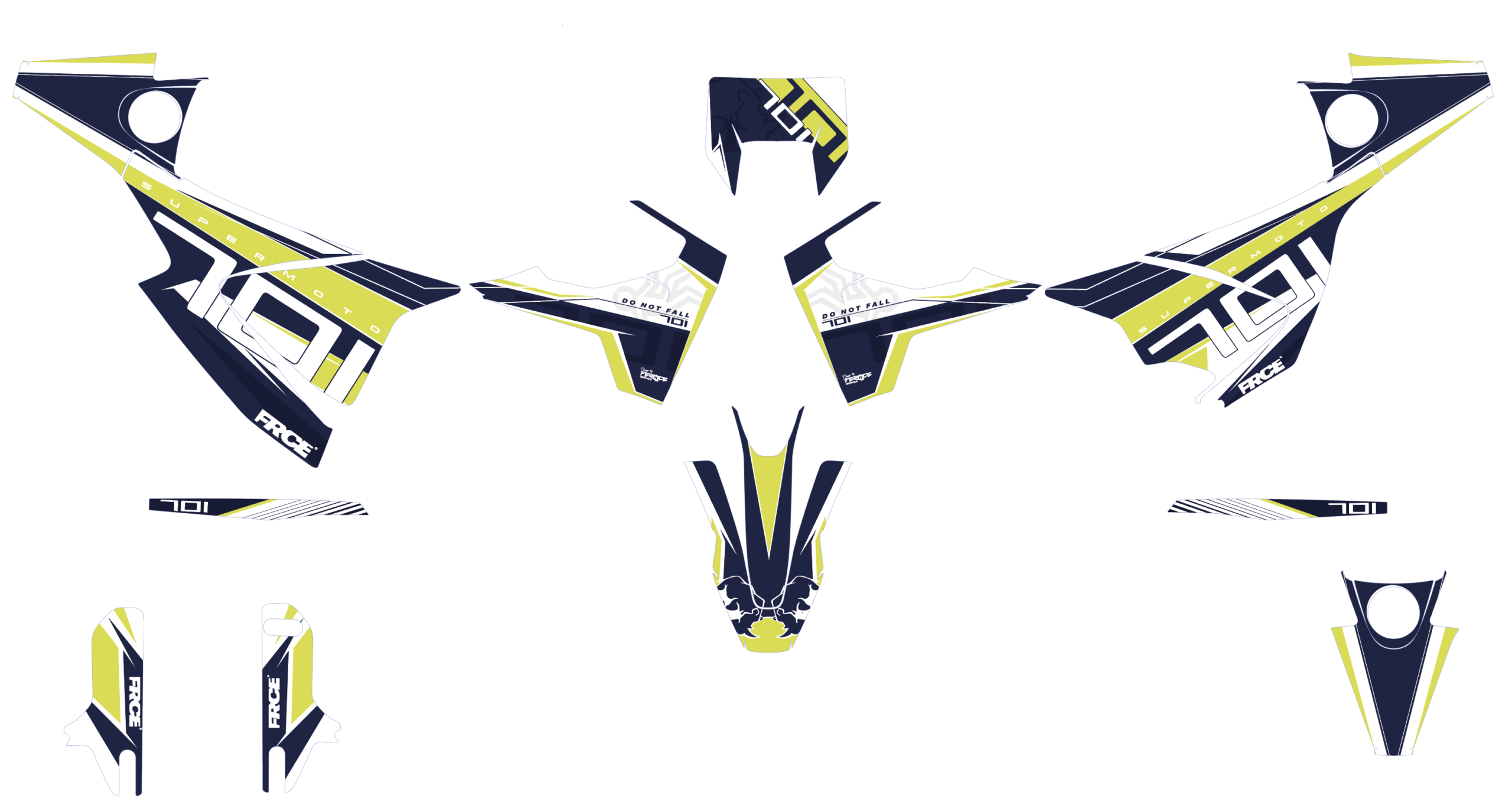 kit deco husqvarna 701 sm origine evo 2016 2025