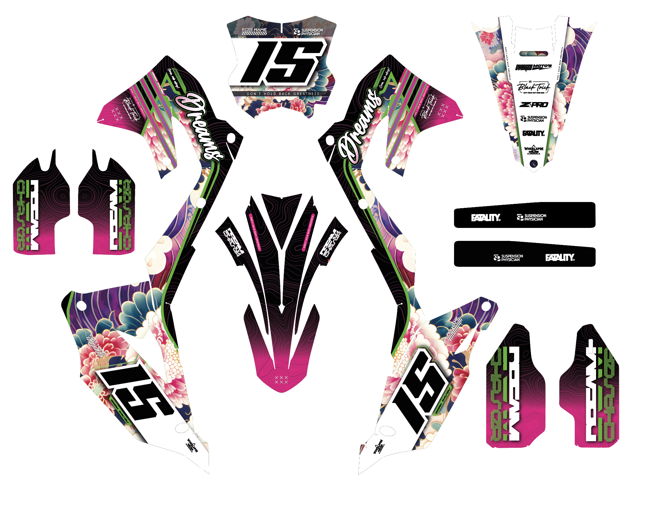 kit deco kawasaki dreams 2024+