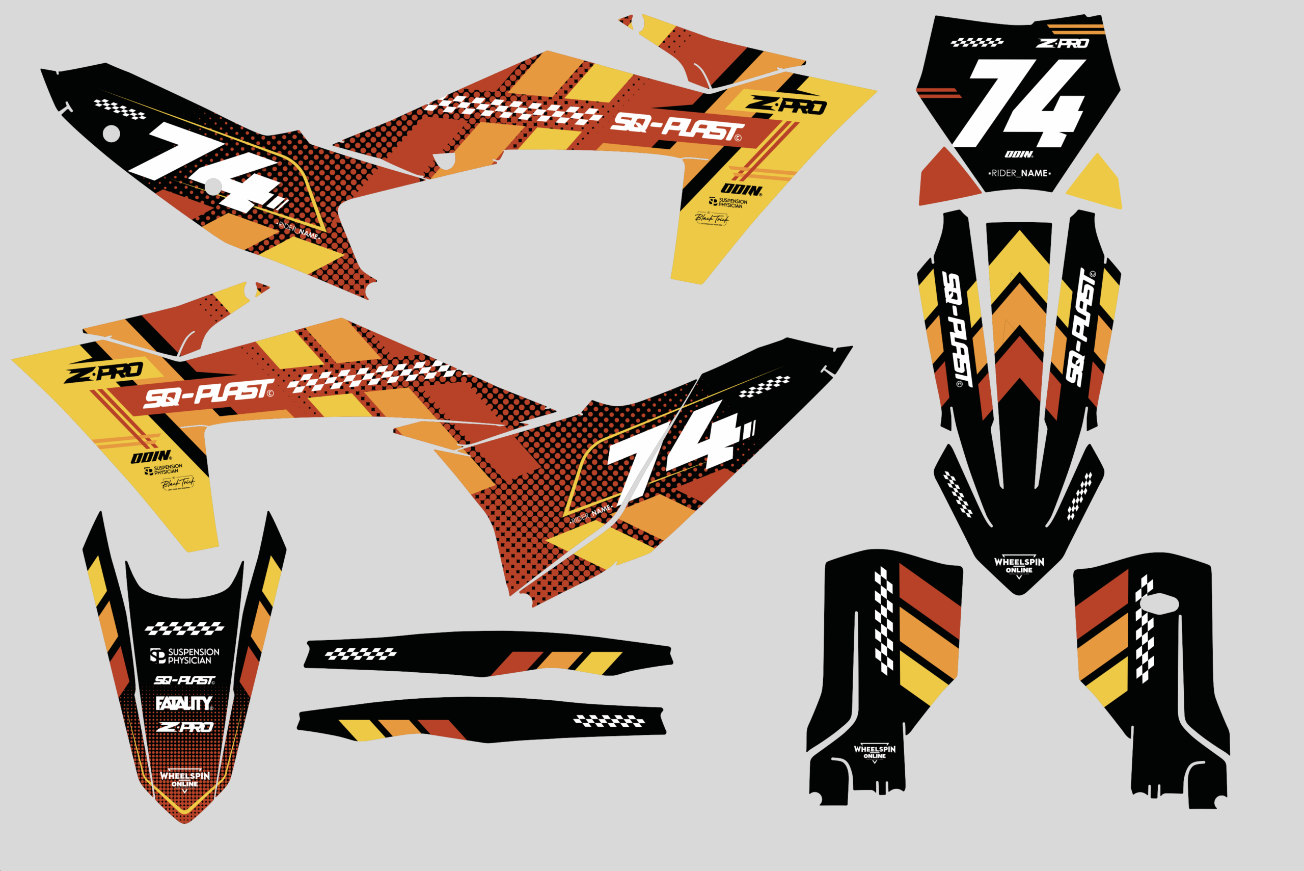 kit deco ktm retro 2023 2027