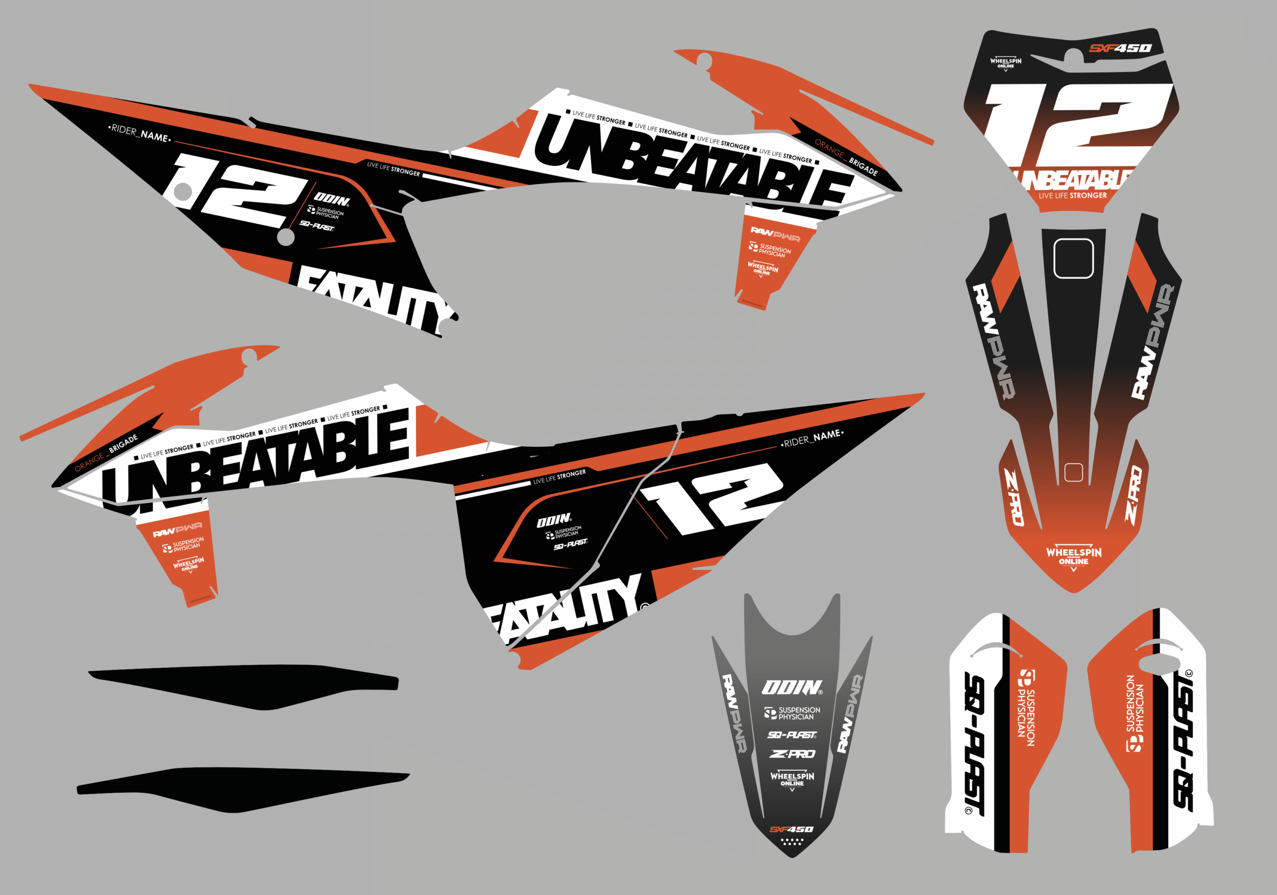 kit deco ktm unbeatable 2019 2022