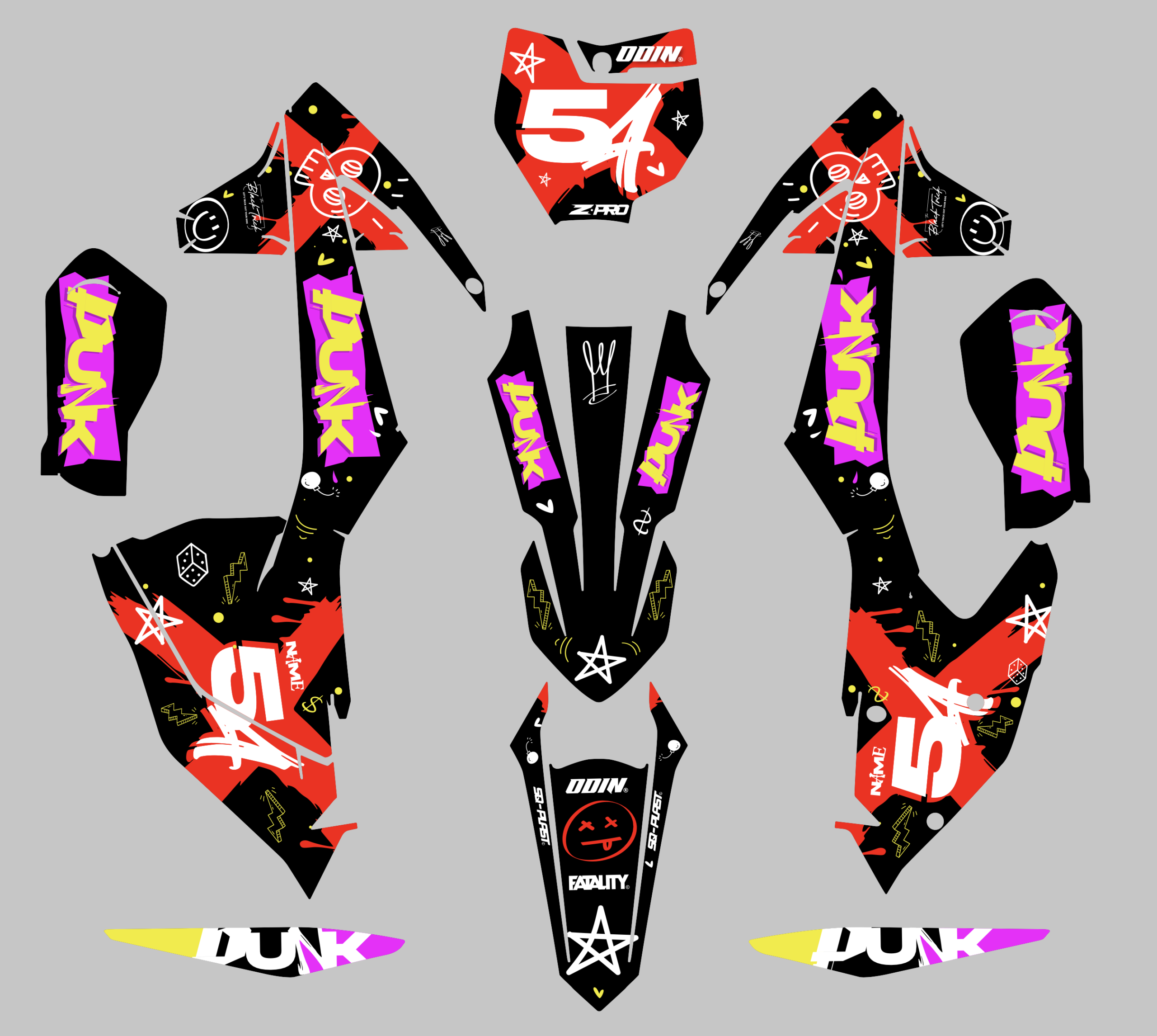kit deco ktm punk 2016 2018