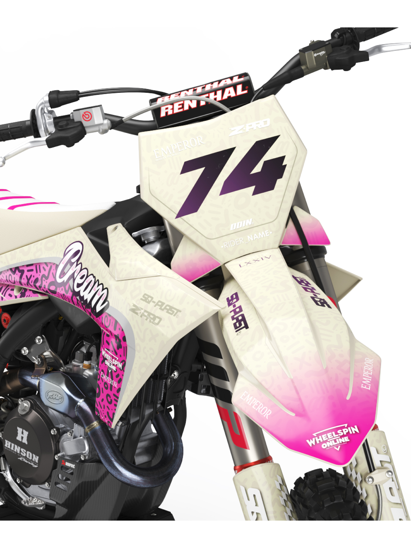 kit deco ktm sxf cream 2023 2024