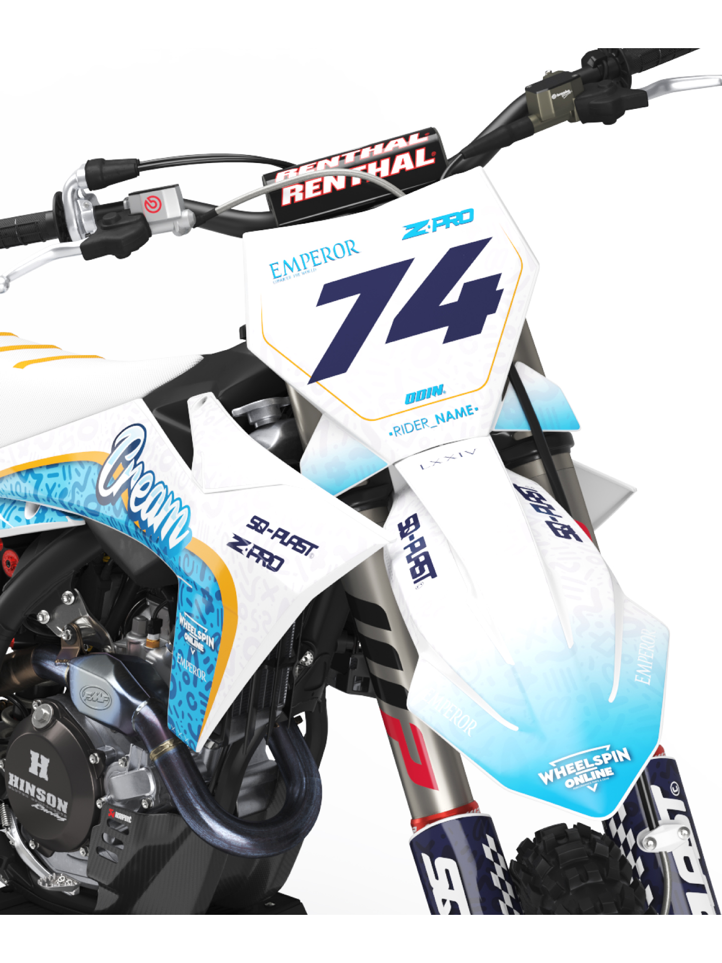 kit deco ktm sxf cream 2023 2024