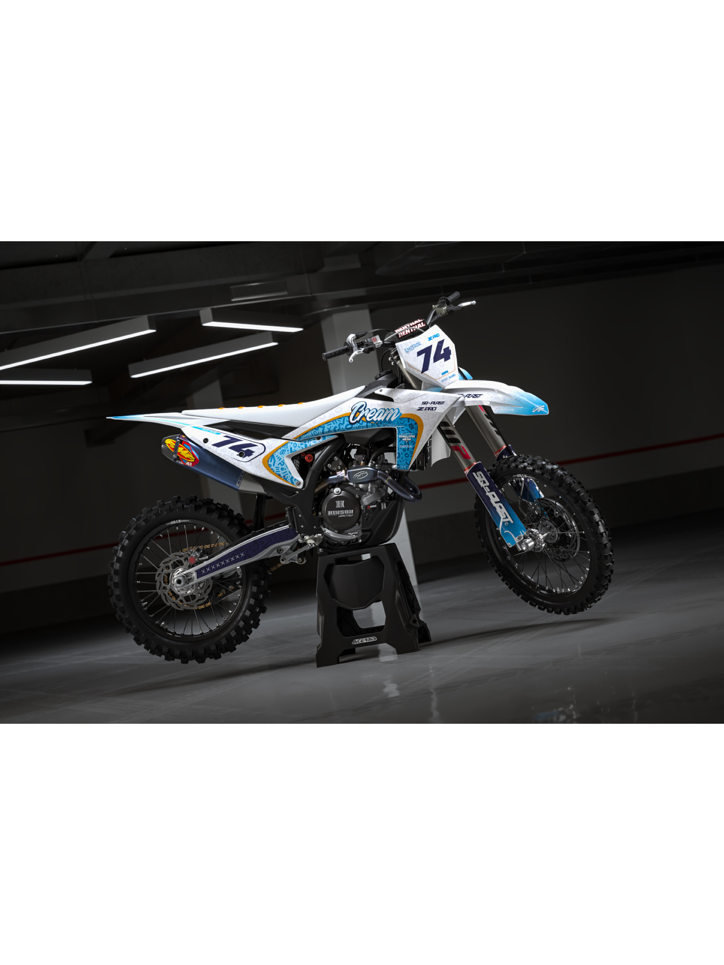 kit deco ktm sxf cream 2023 2024