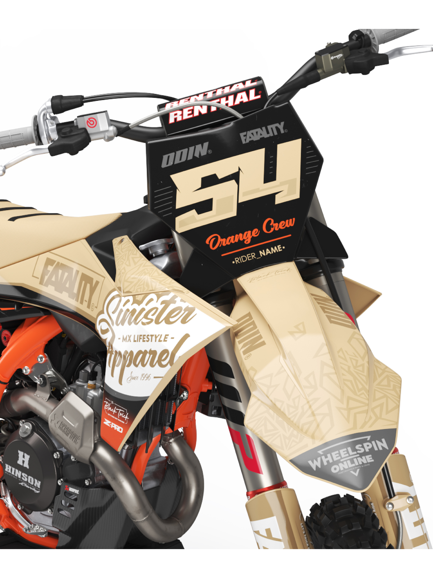 kit deco ktm fatality sand 2023 2027