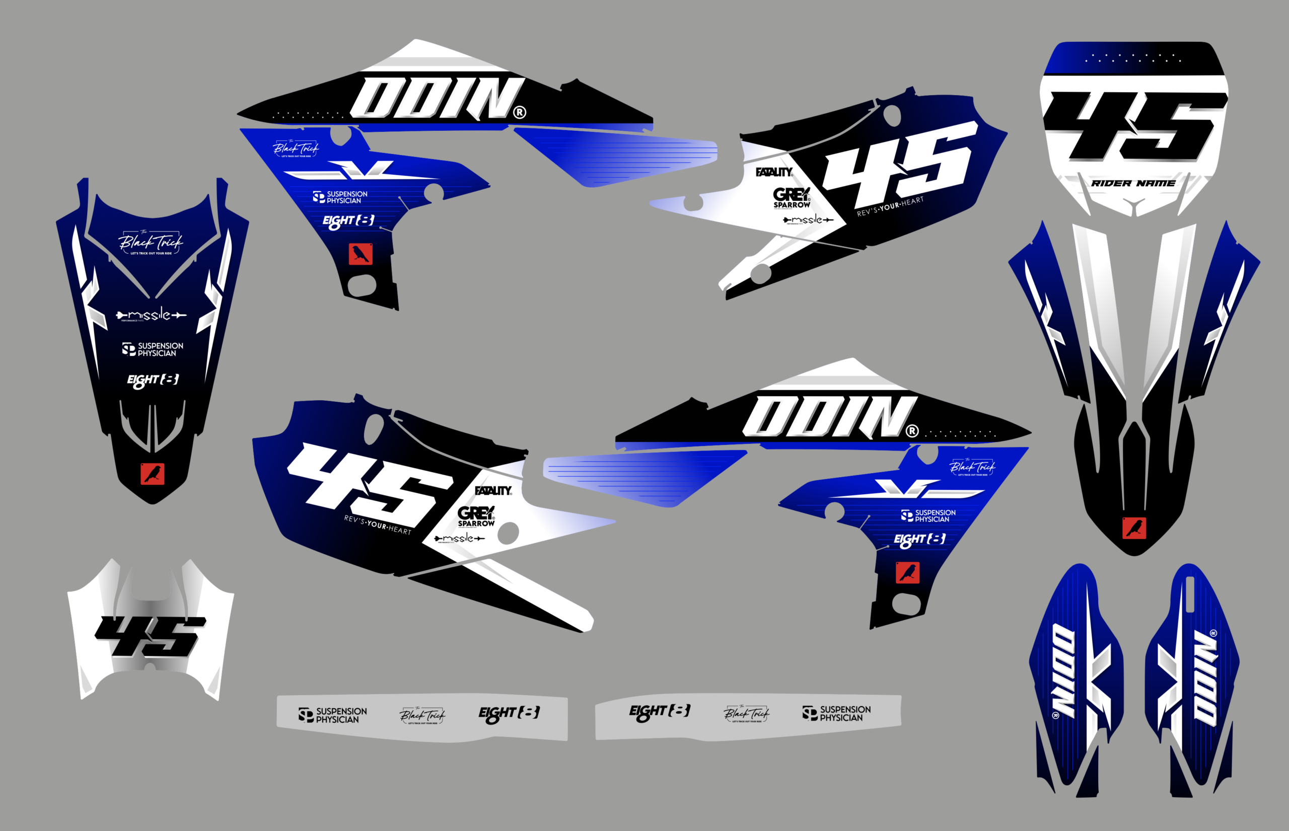 kit deco yamaha yzf touge circle 2018 2022