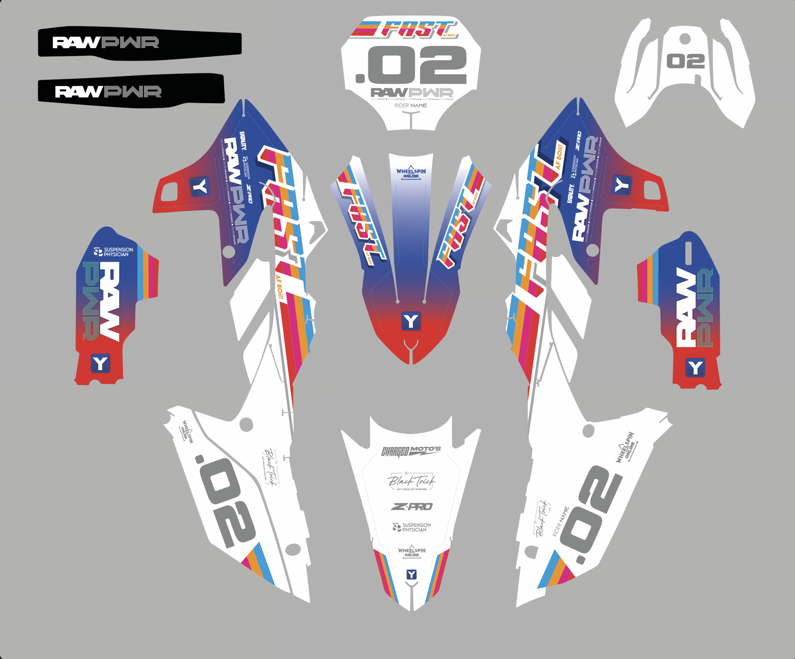 kit deco yamaha yzf sunshine 2023 2025